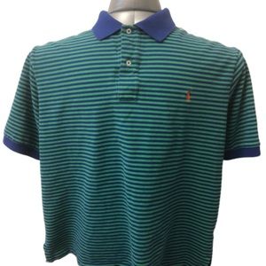 Polo Ralph Lauren Mens Polo Big 2XB Striped Pony